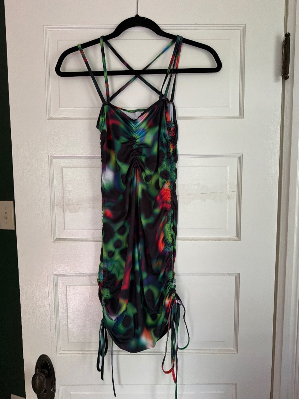 Collusion Ruched Rave Mini Dress | US 6